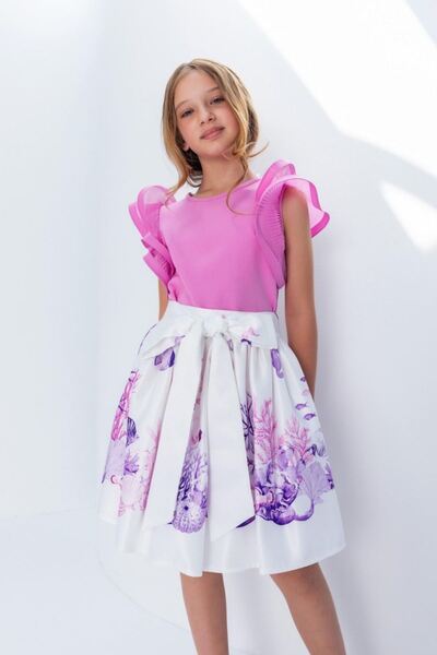 HAUSEkids 8-15 Yaş Selkırk Kız Çocuk Takım-Pembe