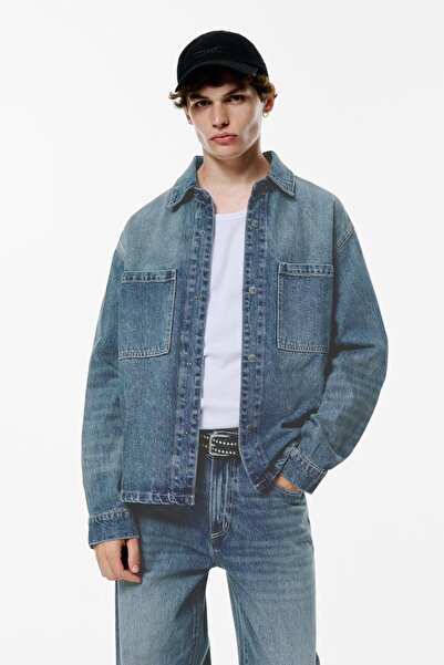 Pull & Bear Denim gömlek