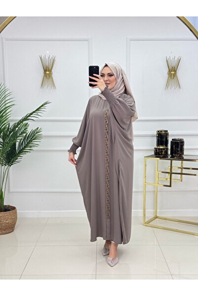 Enans Design Stripe Detail Medina Silk Ferace Hilal