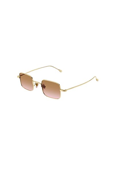 Gucci Gg 1813S 004 41 Unisex Square Gold Metal Sunglasses