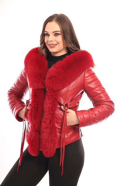 DeriWork Women's Leather Coat - KA02041
