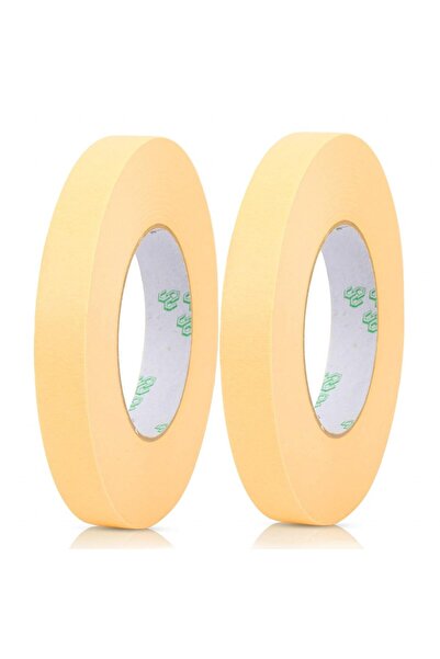 CHALA Set de 2 benzi adezive de protecție, hârtie, galbene, 19 mm x 100 m