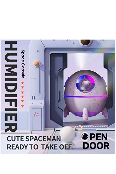 Yelajoy Portable Mini Humidifier,220ML USB Charge Auto Off Night Light Quiet Mini Humidifier,White