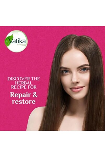 Vatika Naturals Repair & Restore Shampoo & Conditioner | Enriched with Honey & Egg | For Damaged Hai