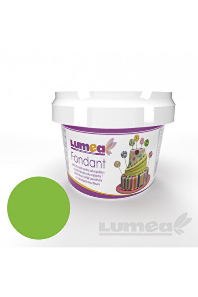 Lumea Fondant verde efect neon, 400g -