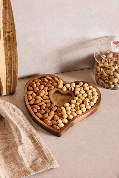 Perotti Acacia Heart Snack Bowl 20X20 cm