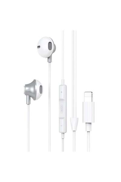 dalip In-Ear Audio Headphones, Apple-Compatible Connector, Call and Volume Control, 1.2m Cable, White