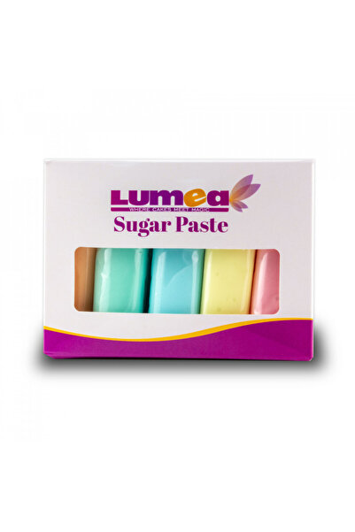 Lumea Set fondant Pastel mix, 100g x 5 buc. -