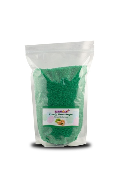 Lumea Zahar cu aroma de Fistic pentru vata de zahar, 1kg -