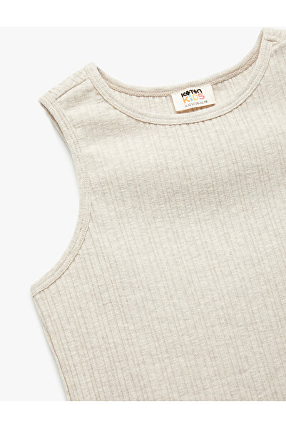 Koton Camisole Ribbed Crew Neck Ribbed Undershirt