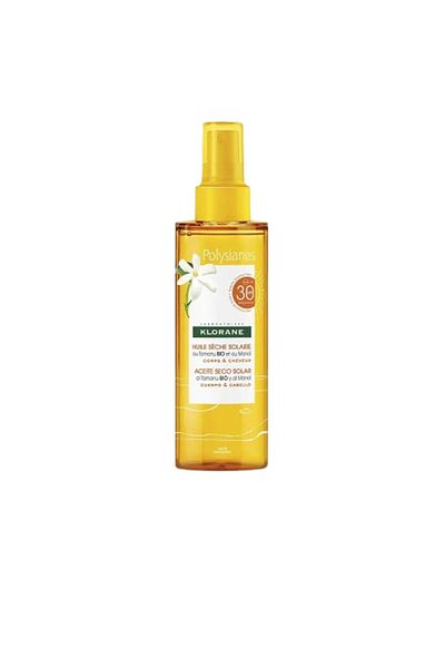 Klorane Ulei multifunctional pentru par si corp POLYSIANES MONOÏ Y TAMANU BIO SPF30 200 ml