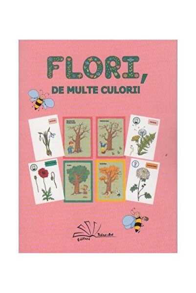 Editura Tehno Art Flori de multe culori - jetoane