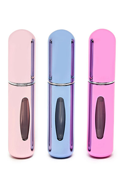 R&B عبوة من 3 زجاجات عطر قابلة لإعادة التعبئة، سعة 5 مل