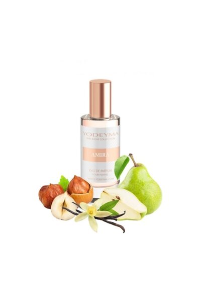 Yodeyma Parfum Amira Eau de Parfum pentru femei, note de pară, alune și vanilie, 15 ml