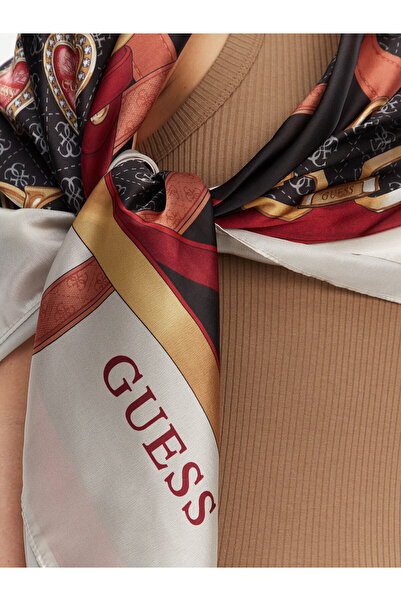 Guess Women's Scarf Black AW5301SIL03