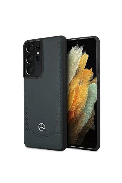 MERCEDES Carcasă de protecție compatibilă cu Samsung Galaxy S21 Ultra, carcasă rigidă, Urban Line, albastră
