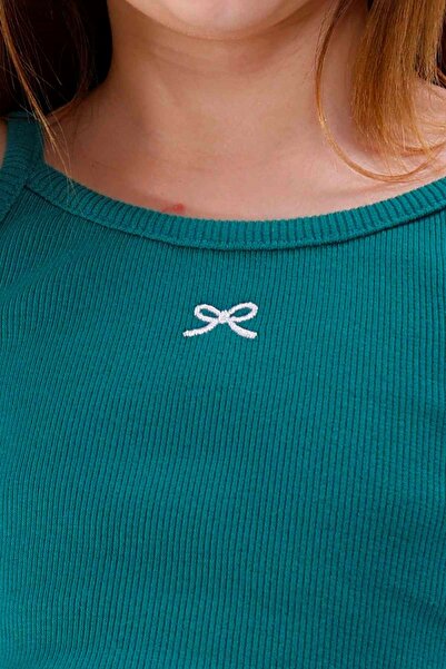 HAUSEkids 4-15 Years New Mila Girl's Strap T-Shirt-Mint Green