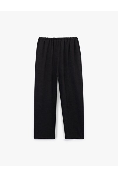 Koton Regular Fit Carrot Cut Pants with Tie-Up Waist