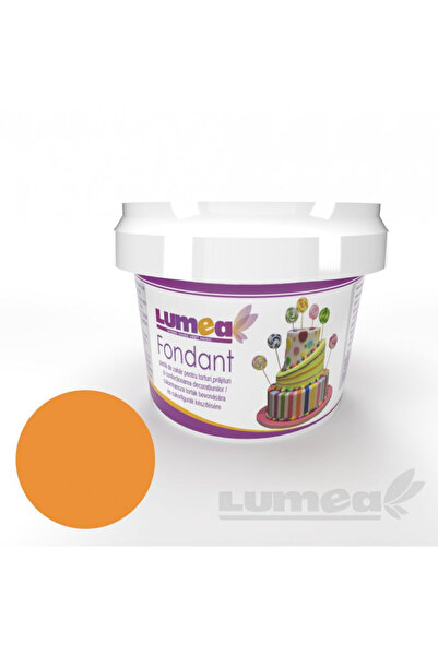 Lumea Fondant portocaliu efect neon, 400g -
