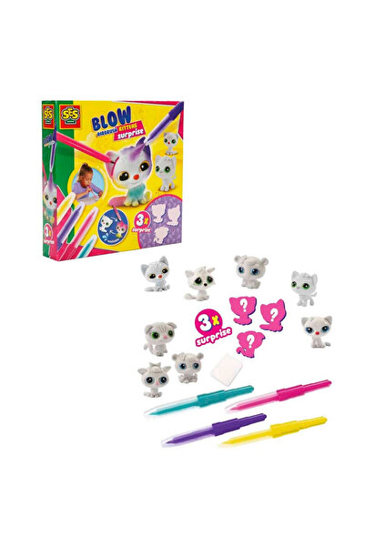 TOYFEST قلم نفخ الطلاء 3x كيتي مفاجأة