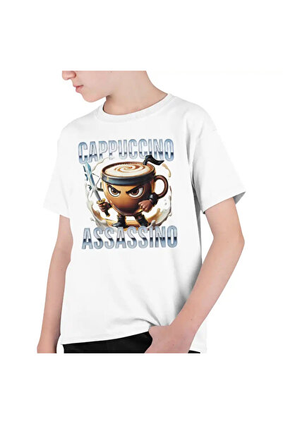 OEM Tricou Copii Baieti Brainrot Italian Meme Assassino