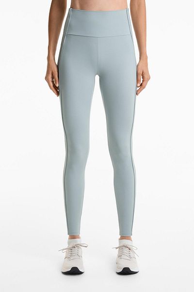 Oysho Comfortlux high rise side rib 65cm ankle-length leggings