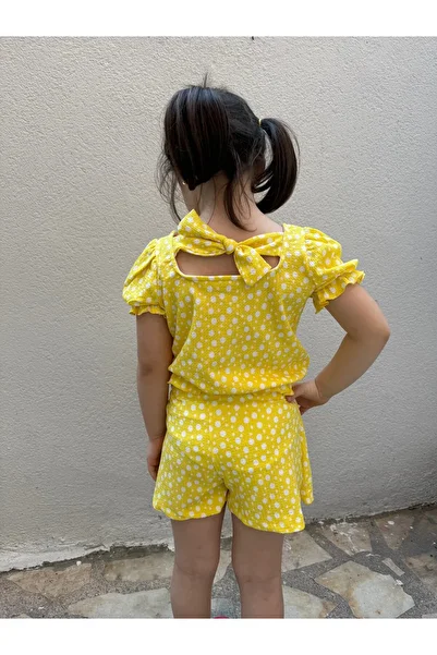 Motebarn Wear Girls' Chiffon Summer Shorts Skirted Bottom-Top Set