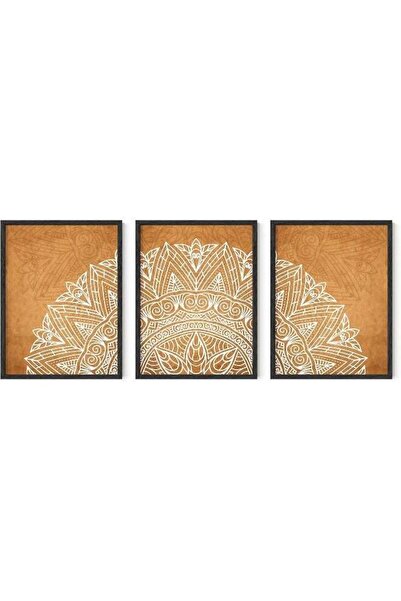 Emoda home Trove Mandala Wall Art - Wall Art Frame (Black Frame, 12x16)
