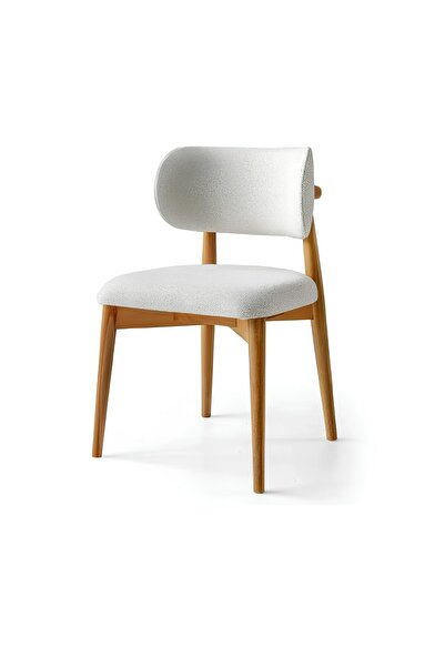 asaella mobilya Ligna 2'li Beyaz Polo Sandalye, Yemek Odası Takım Sandalyesi,...