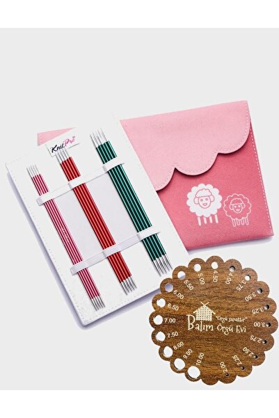 balım hobi evi Set de frigărui pentru șosete KnitPro Zing15cm 47421 + cadou B...