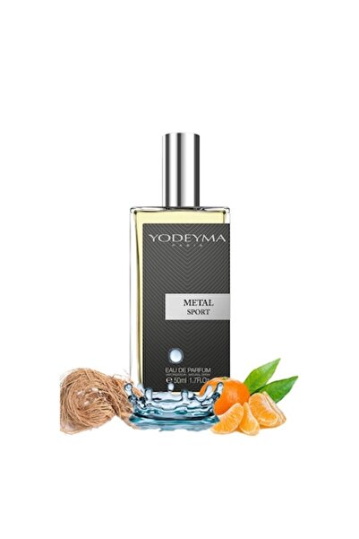 Yodeyma Apa de parfum pentru barbati Metal Sport, mandarina, nota acvatica, v...