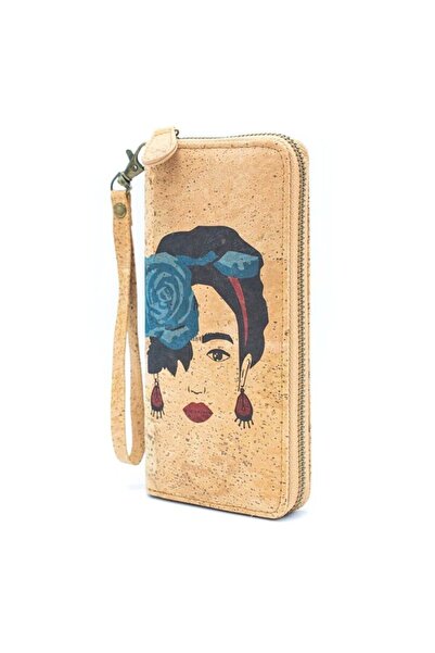 IBU Cork - Cork Wallet Frida Blue