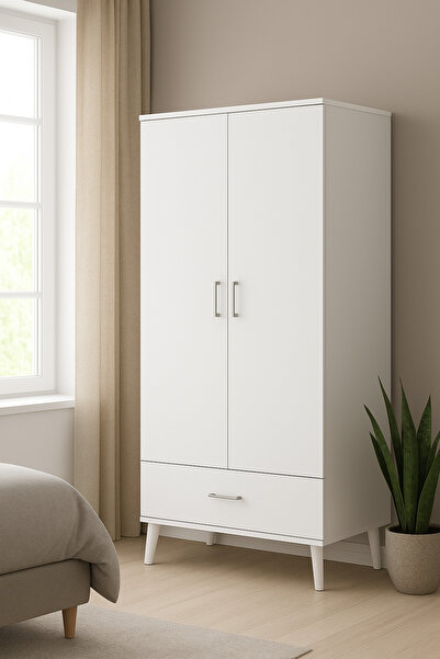 Gökberk GB-6700S 2 KAPAKLI 1 ÇEKMECELİ GARDIROP