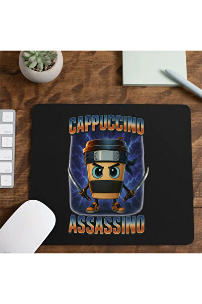 OEM Mousepad Brainrot Cappuccino Assassino Ninja