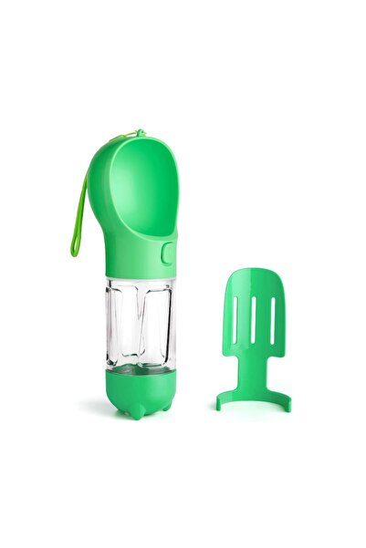 onix Dispenser Hrana/Apa Animale Onix, Verde, 9.5x9.5x26.5Cm