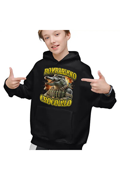 OEM Hanorac Copii Baieti Brainrot Crocodilo Bombardino