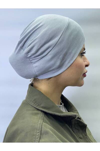 ALDAİR Hijab Elastic Non-Slip Seamless Snap-On Marine Cap Practical Bonnet