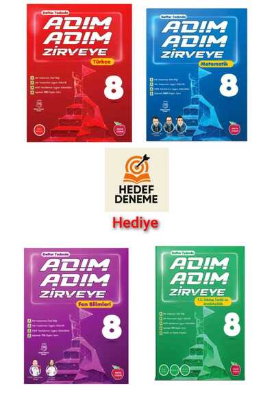 Newton Yayınları Newton 8.Sınıf Adım Adım Zirveye Türkçe Matematik Fen İnkıla...
