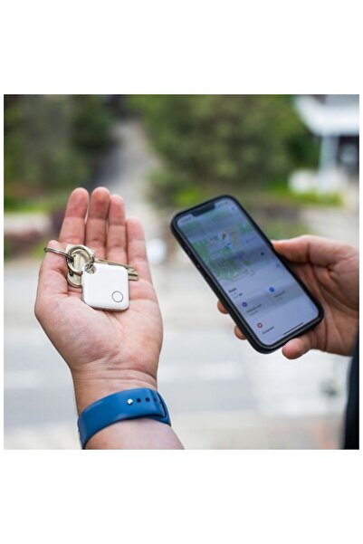 onix Dispozitiv Anti-Pierdere Fixed by Onix, Smart Tracker Breloc compatibil cu Find My iPhone, Bluetooth