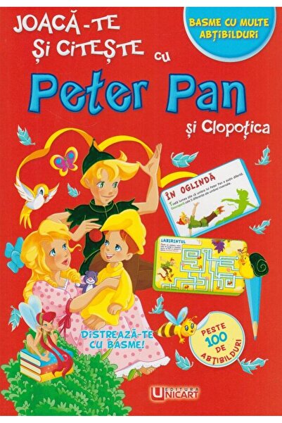 Editura Unicart Joaca-te si citeste cu Peter Pan si Clopotica. Bas