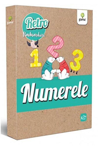 Editura Gama Retro Flashcard: Numerele