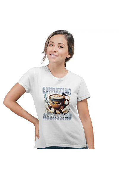 OEM Tricou Femei Brainrot Italian Meme Assassino