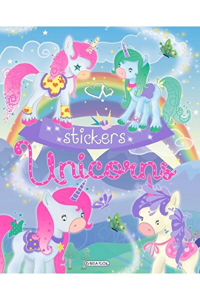 Editura Girasol Unicorns stickers (bleu)
