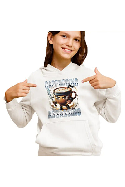 OEM Hanorac Copii Fete Brainrot Italian Meme Assassino
