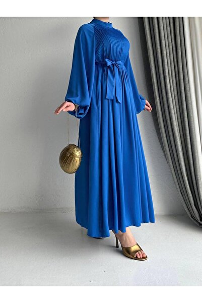 MELEK ARAZ فستان ساكس نرجس