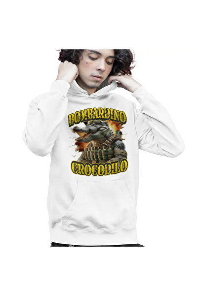 OEM Hanorac Copii Baieti Brainrot Crocodilo Bombardino