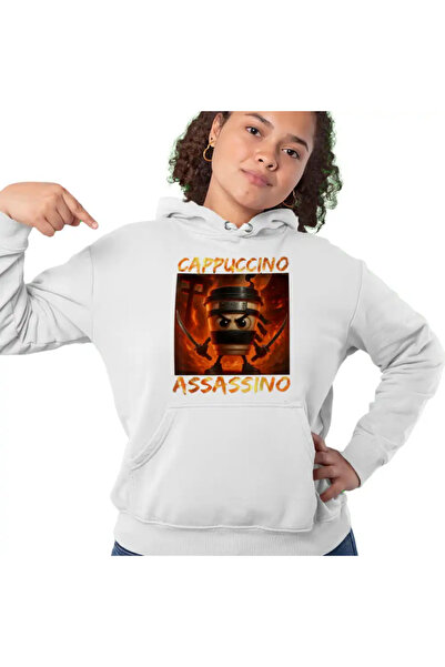 OEM Hanorac Femei Brainrot Italia Cappuccino Assassino