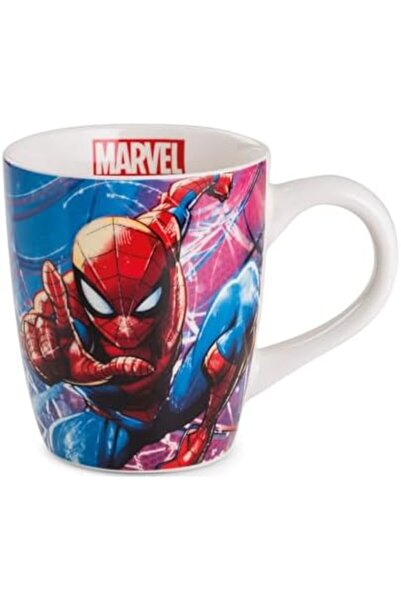 EGAN كوب مارفل جامبو 700 مل - كوب قهوة بورسلين كبير الحجم يحمل صورة سبايدر ما...