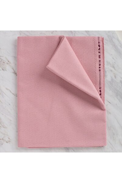 balım hobi evi قماش دومينو مطرز باللون الوردي - Dkab000-0010