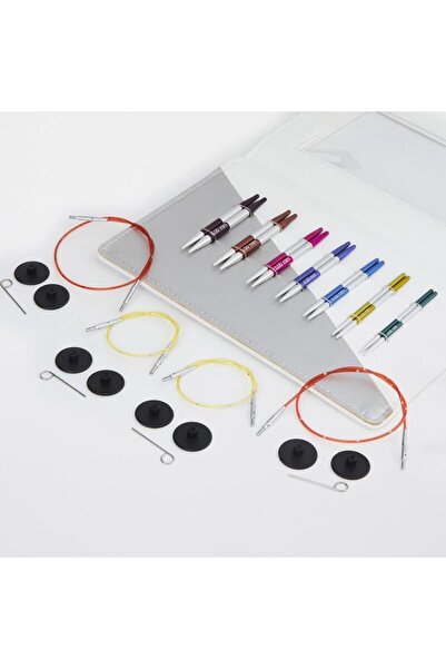 balım hobi evi Set de frigărui Knitpro Smartstix interschimbabile cu fire scurte